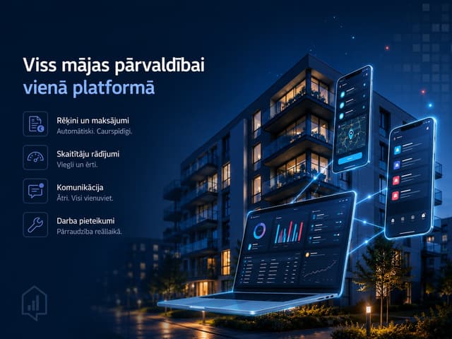 HM.Guru - digitāla namu pārvaldība jebkura izmēra apsaimniekotājam un biedrībai.