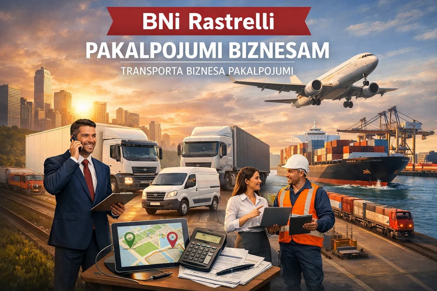 BNI Rastrelli Pakalpojumi biznesam - Transporta biznesa pakalpojumu rīts - 10.03.2026.