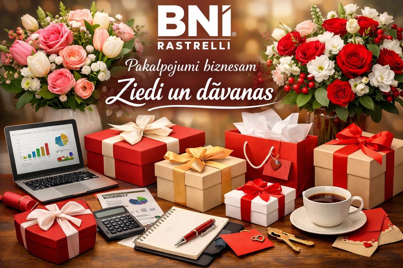 BNI Rastrelli Pakalpojumi biznesam - Ziedi un dāvanas - 24.04.2026.