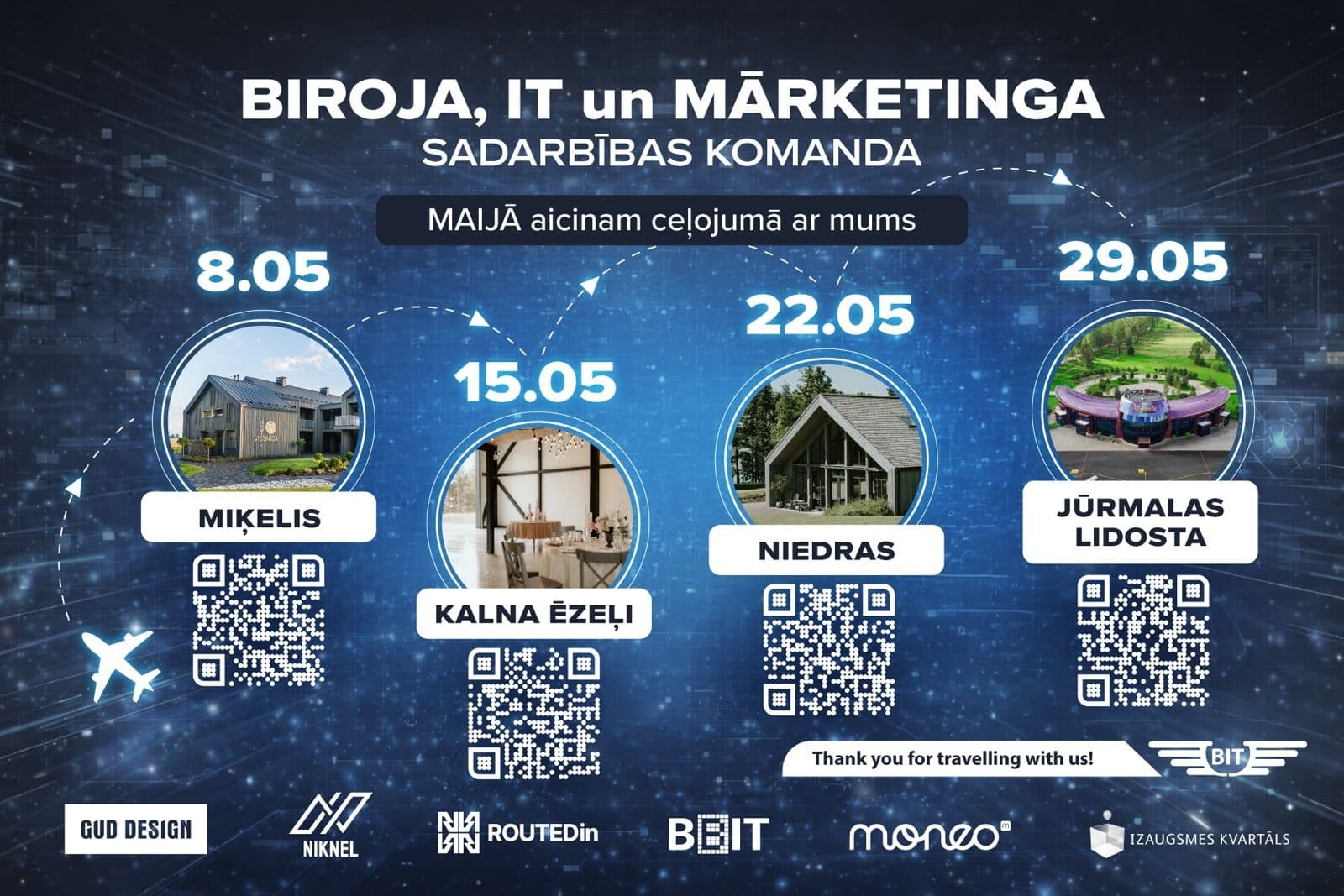 MAIJS - BNI Rastrelli Biroja, Informācijas tehnoloģiju un mārketinga pakalpojumu spēka komandas mēnesis.