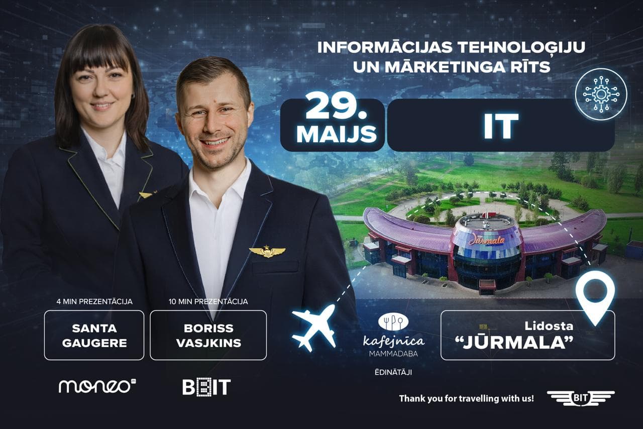 Biroja, Informācijas tehnoloģiju un mārketinga pakalpojumu nozares rīts - IT - 29.05.2026.